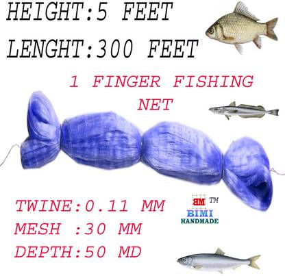 BIMI HAND MADE 1 Finger 30 Mm China Fishing Net Aquarium Fish Net