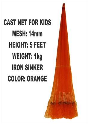 Barsha Fishing Nets cast net for kids Fishing Net