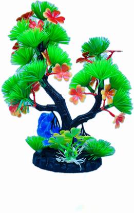 SGC Multicolor decorative aquarium plants (Random Color) Aquarium Plant Anchor