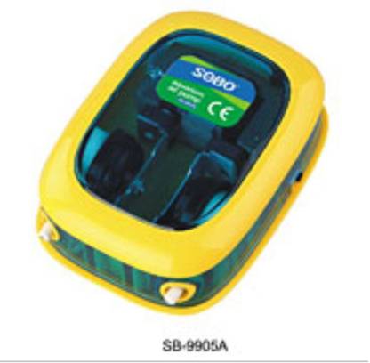 SOBO SB-9905A 2 Way Aquarium Air Pump Power: 4.2 Watts OutPut: 11.5 L/H Air Aquarium Pump