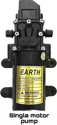 BALRAMA 12 Volt DC Pump Single Motor Pressure Motor Booster Pump Water Pump Sprayer 12v Water Aquarium Pump