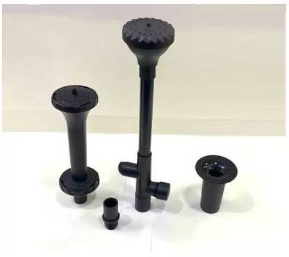 FLOJOY 3 Patterns Fountain Nozzle Water Spray Head Set (L) Water Aquarium Pump