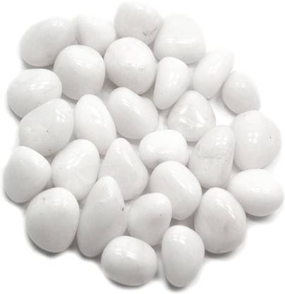 LIVEONCE white aquarium stones River Rock Planted Substrate
