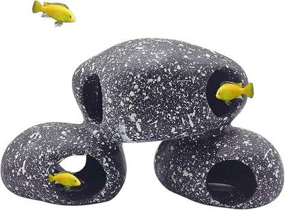 Gaurvi Enterprises Artifical Grenite Stone for fish hiding decoretion item Aragonite Unplanted Substrate