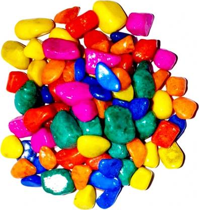 Foodies Puppies Stone for Home, Garden and Aquarium Decor pebbles River Rock Unplanted Substrate