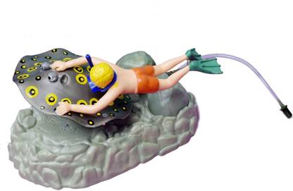 Gaurvi Enterprises Air Operated Stingray boy(Multicolour Sting Ray Boy)(Air Pump Not Included) Aragonite Unplanted Substrate