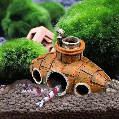 GIG BAZAAR Aquarium Pandubi Decoration, Shelter & Breeding Area for Shrimp and Small fish Laterite Unplanted Substrate