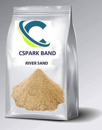 CSPARK BAND Organics Natural River Sand 100% Pure and Organic (1 kg) Sand Planted Substrate. Sand Planted Substrate