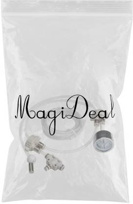 Lyla Aquarium DIY CO2 Generator System with Pressure Gauge for Aquarium Fish Tank Aqua Soil Unplanted Substrate