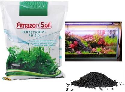 NatureNest Amazon Aqua Soil Planted Aquarium Substrate Aquarium fish tank (1 Litre) Aqua Soil Planted Substrate