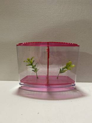 TAIYO DOUBLE BETTA (PINK) Rectangle Aquarium Tank