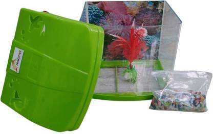 MAGPRE Green Mini Aquarium Cube Aquarium Tank
