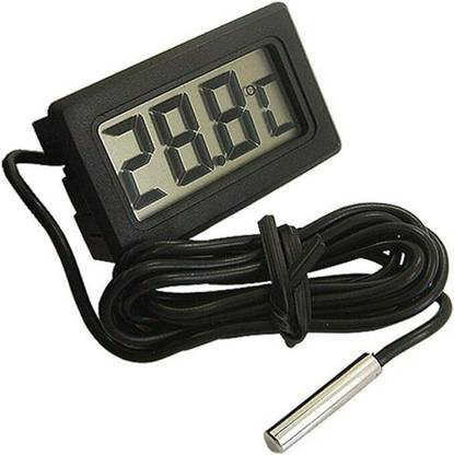 BTS Mini Thermometer Hygrometer, Embedded LCD Digital Temperature Humidity Meter Aquarium Thermometer