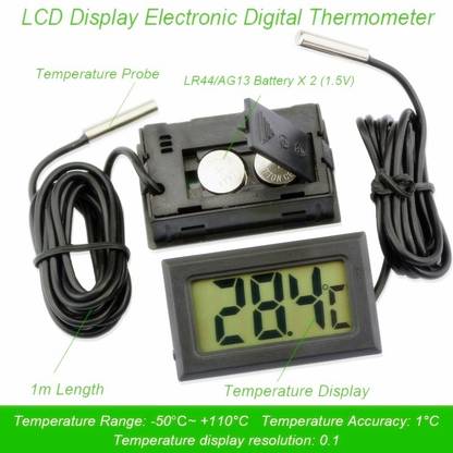 Divinext DC-2 Mini 2.1” Aquarium Thermometer