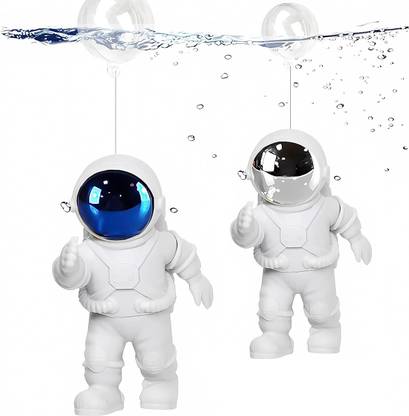 VAYINATO 2 Pcs Floating Mini Cute Astronaut Aquarium Decoration | No Harm to Fish Aquarium Tool