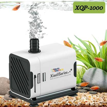 VAYINATO Sunsun Xiaoli XQP-1000 Ultra-Quiet Multi-Function Fish Tank Submersible Pump Aquarium Tool