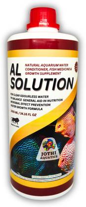 Jothi Aquatics AL-Solution Natural Aquarium Water Conditioner & Fish Growth Booster Solution Aquatic Plant Fertilizer