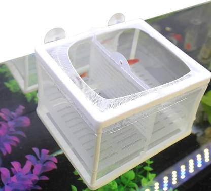 HASTHIP Floating Mesh Fish Breeding Box With Suction Cups For Tanks Aquarium Tool