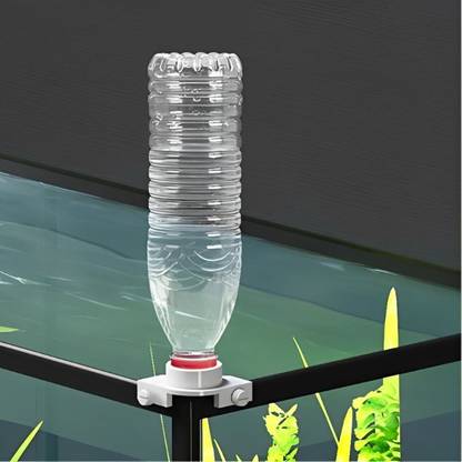 VAYINATO Aquarium Water Repleniser Auto Top Off Cap Corner Type Used with Any Bottle Aquarium Tool