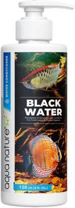 Aquanature Black Water Simulation of Amazon Water for Fresh Water & Planted Aquaria Solvent Aquarium Cleaner