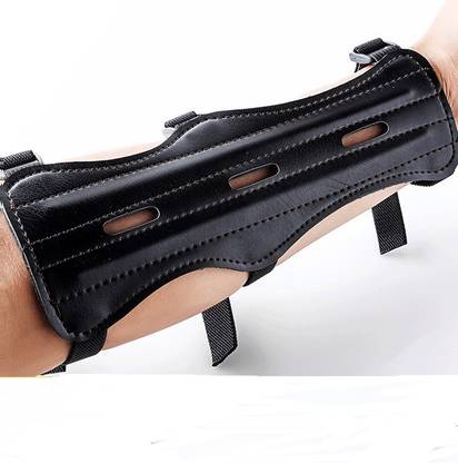 Marksman Archery Leather Protector Arm Guard with Adjustable Band Safety Protective Gear Archery Fletch