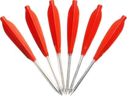 FUTABA 3 Vane Crossbow Bolts - Red - Pack of Six Crossbow Scope