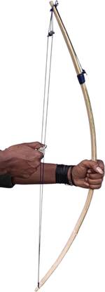 villu Wooden Bow and Arrow Set, Outdoor Archery Equipment stone Crossbow Scope