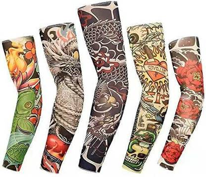 AA R HOSIERY Nylon Arm Sleeve For Men With Tattoo