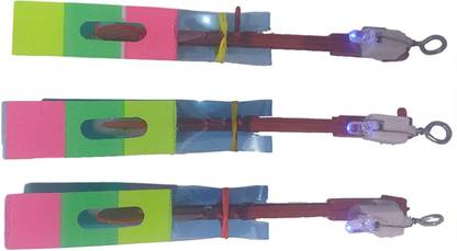 JRYU LED Light Slingshot Elastic Arrow Rocket Helicopter Flying Arrow (Pack Of3) Arrow