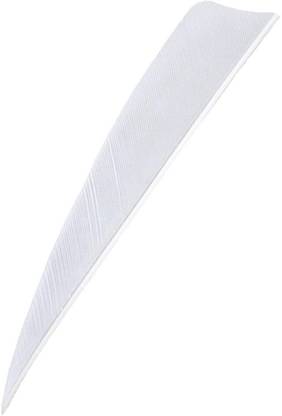 SILNOVO 12 Pieces 5 Inch Archery Arrow Feathers Fletching Vanes White Arrow