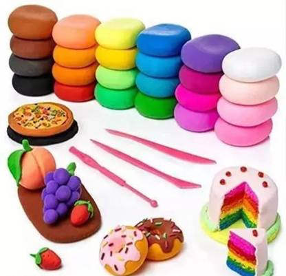Ink spot Magic Clay With 12 Colors Air Dry Clay for Kids with Clay Tools Set for kids