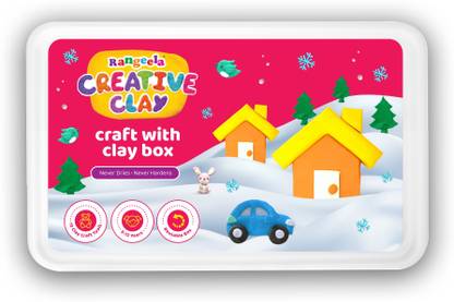 Rangeela Creative Clay Box 320 gm (160x2) Art Clay