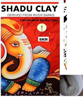 SK Musical Shadu Mati Clay chemical-free for children school modelling projects. Art Clay
