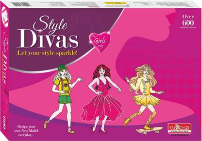 Giftary Art Craft Kit Style Divas Set Toy For 4 Years & Above Kids