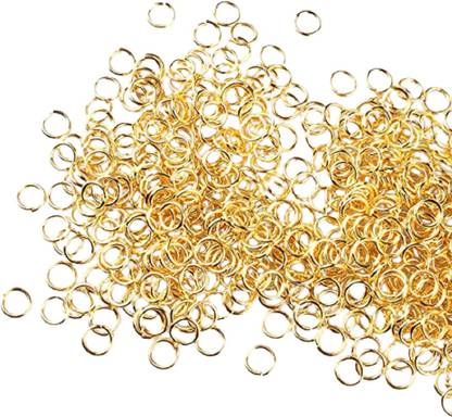 Weariton 1000 Pieces 5 mm Gold Plated Jump Rings for Jewellery Making and Other Crafts