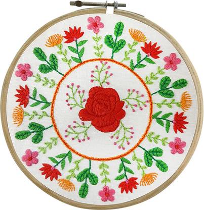 Embroiderymaterial Embroidery Kit for Beginners & Kids to Learn Basic Cross Stitch Embroidery