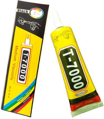 BDRMKH T-7000 Black Color Multipurpose Transparent, Industrial Adhesive Glue