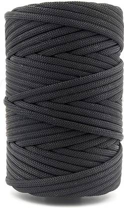 Sui Dhagga Black PP Knot Rope Macrame Thread/Cord/Dori 3 mm Soft Nylon