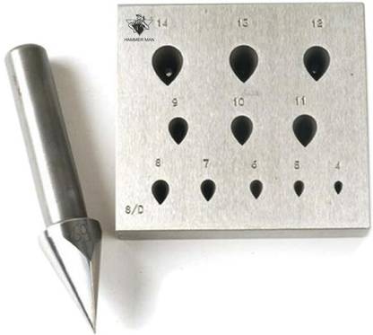 HAMMER MAN Hexagonal Bezel Block / Bezel Setting / Setting Tool / Bezel Setter