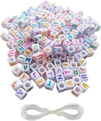 REGLET 650 Square Letter Beads & 65 Emojis for Art & Craft Bracelet Necklace making Kit