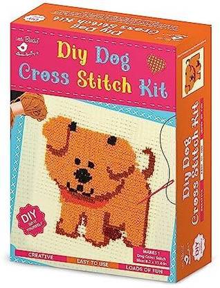 LITTLE BIRDIE DIY Cross (Dog)