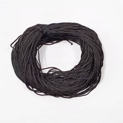 Beadsnpearls Black Thread Perfect for Bracelet And Jewelery Making,Arts and Crafts, DIY etc