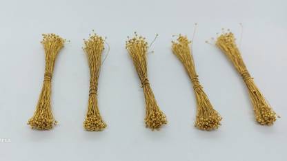 Beadsnpearls Golden Fuse Wire 30 Guage for Jewelery Making, 200 Pieces