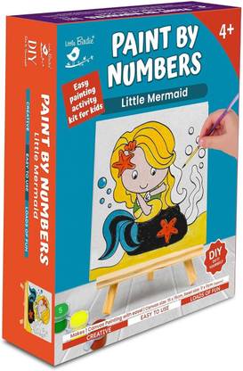 ITSY Bitsy DIY Paint By Numbers - Little Mermaid, 1 Box