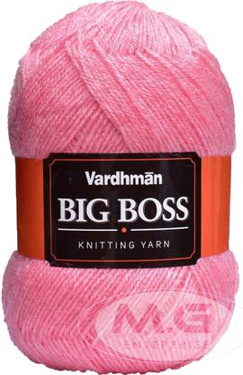 M.G Enterprise Bigboss Toffy (200 gm) Wool Ball Hand knitting wool / Art Craft soft fingering crochet hook yarn, needle knitting yarn thread dyed- J KL