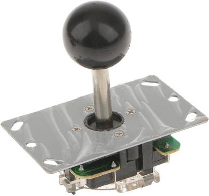 Lyla DIY Arcade Game Machine USB Encoder PC Joystick Push Buttons Kits Black