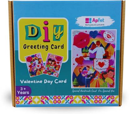 Apfet DIY Valentine's Day Greeting Card | Card Making Kit