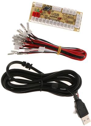 Lyla Zero Delay Arcade Game Controller USB Encoder PC to Joystick for Raspberry Pi 1/