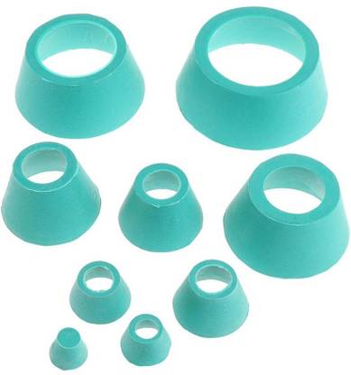 Lyla Set of 9pcs Filter Adapter Cones Set, Buchner Funnel Flask Adapter Set, Tapered