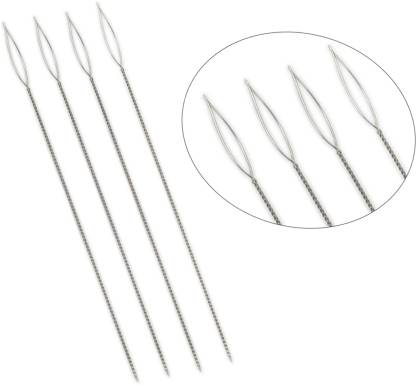 Luxuro Medium Beading Needles (Length 2.5”, Diameter 0.36”) Set of 4 Pcs